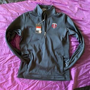 NWT Twins MLB Nike 1/4 zip